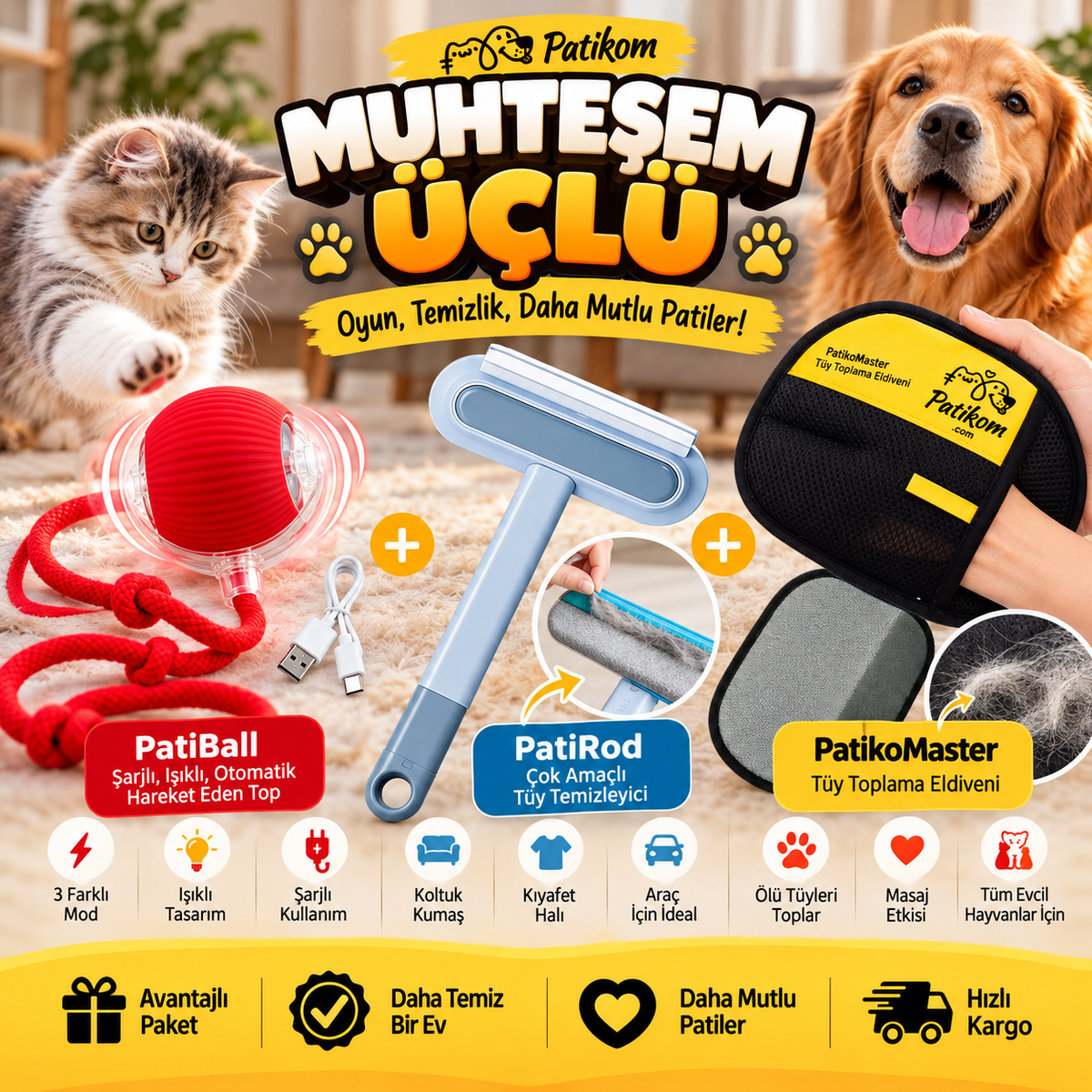 Muhteşem Üçlü Paket