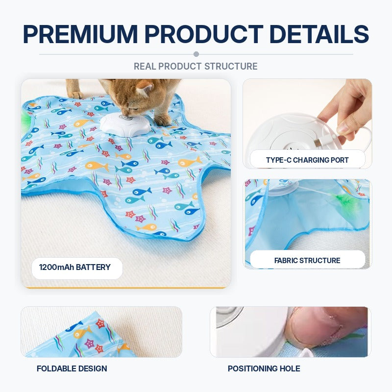 Otomatik Kedi Oyun Matı - PatiMat